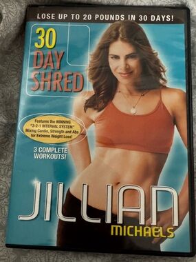 Jillian Michaels 30 Day Shred Workout DVD - Orange Sports Bra